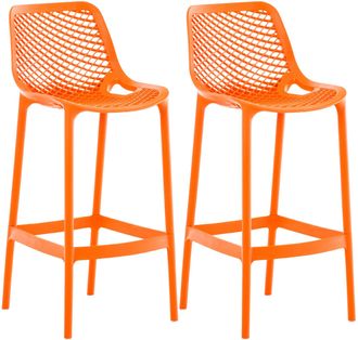 Clp Clp - Set De 2 Taburetes Outdoor Air Naranja