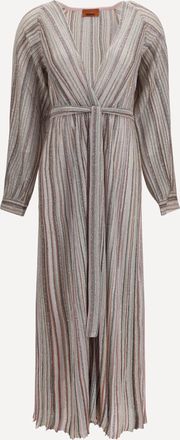 Missoni Abito lungo Cardigan con paillettes Woman 42