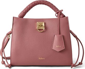Mulberry Small Iris Leather Top Handle Bag in Pink Scrumpy at Nordstrom