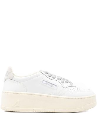 Autry White Lace Up Sneakers
