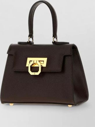 Carbotti leather clutch bag