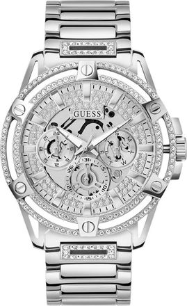 Guess King Watch - Dames - Horloges - Grijs - ONE Size - Accessoires