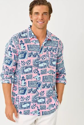 Lilly Pulitzer Mens Stuff Addison Button Down Shirt