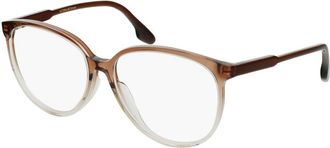 Victoria Beckham Brown Acetate Glasses Womens (Frames)