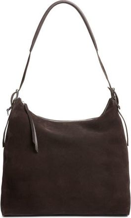 Christophe Lemaire Belted Hobo Bag in Ebony Brown at Nordstrom