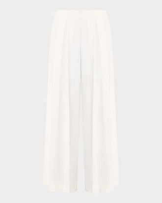 L'agence Novalynn Cropped Pleated Pants