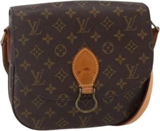 Louis Vuitton Pre-owned Cross Body Bags, female, Brown, Size: ONE SIZE Pre-owned Canvas Cross Body Bag
