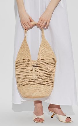 Anine Bing Shoulder Bag Leah, Womens, Beige