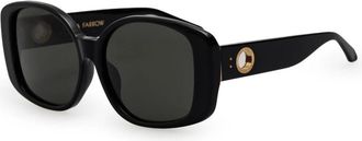 Linda Farrow Sunglasses, female, Black, 59 MM, Lfl1478 C1 SUN Sunglasses