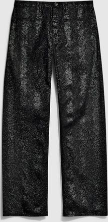 Gucci Printed Cotton Denim Pants, Size 28, Black, Ready-to-wear