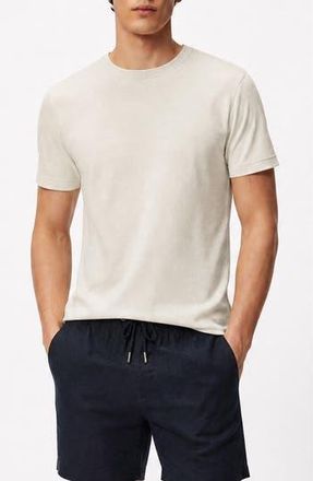 Onia Slub Knit T-Shirt in Ivory at Nordstrom Rack, Size Small