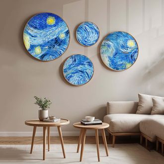 Dmora Cuadro Memibaka, Estructura De Madera Nobilitada, 45x45h Cm Multicolor