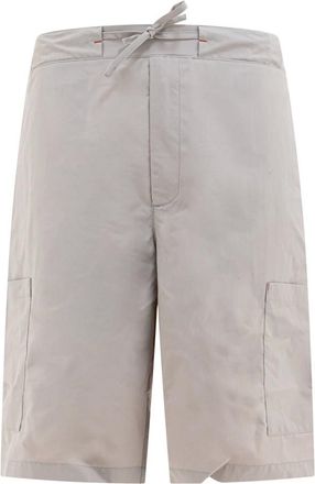 GR10K Gr10K, Korte Broeken, Heren, Grijs, M, Grijze Shorts met Trekkoord