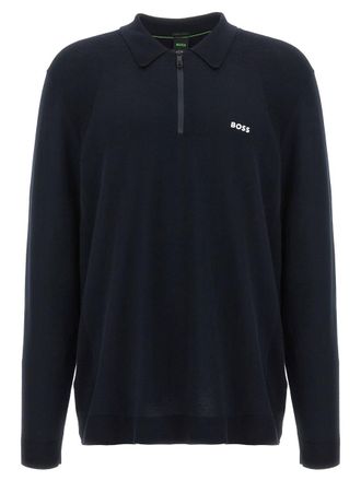 Hugo boss half zip sweater best sale