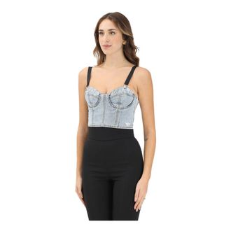 adidas Donna, Top, Blu, XL, new