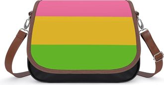 Generic Lesbian Flag Fashion Womens Crossbody Bags Novelty Handbag Shoulder Bag Purse