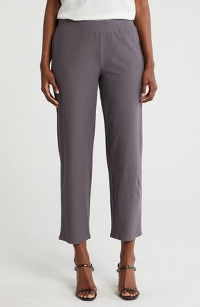 Eileen Fisher Straight Leg Ankle Pants in Meteor at Nordstrom Rack, Size X-Large