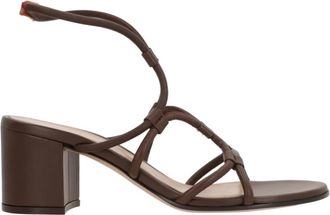 Gianvito Rossi Brown Leather Sandals