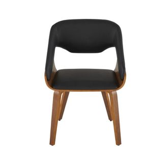 Signature Sillón bridge de vinilo negro