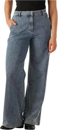 Freebird by Steven Blauwe Lolani Jeans voor herfst/winter - Dames - Loose Fit Jeans - Blauw - W25 - Katoen - Jeans
