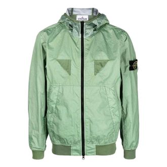 Stone Island Logo Patch Puffer Jacket Sage 781540723-V0055