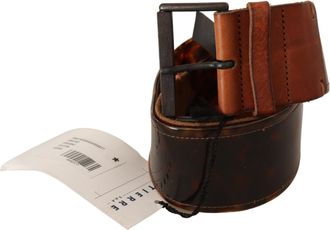 Ermanno Scervino Leather Buckle Waist Womens Belt