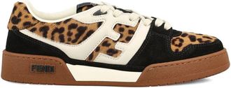 Fendi Womens Match Sneakers - Black Leather - Size EU 36
