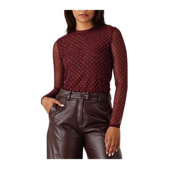 Arma Dames Tops & T-shirts Ines - Dames - Tops - Rood - Maat: XS Wol