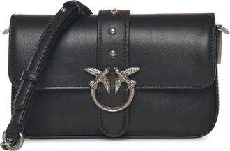 Pinko Cross Body Bags, female, Black, Size: ONE SIZE Love One Birds Crossbody Bag