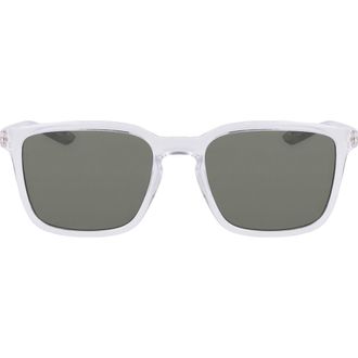 Nike Circuit 55mm Square Sunglasses in Clear/Green at Nordstrom Rack