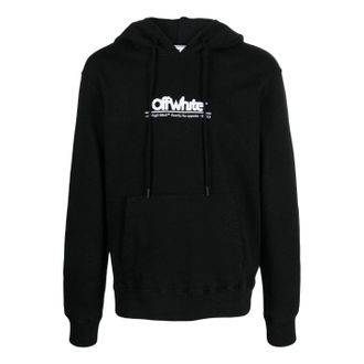 Off-white Chunky Logo Hoodie Black OMBB097S23FLE0051001