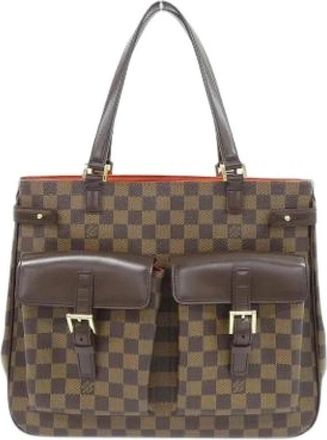 Louis Vuitton Pre-owned Canvas Tote Bag - Dames - Vintage Shopper - Bruin - ONE Size - Vintage