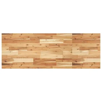 vidaXL Piano Tavolo Rettangolare 120x50x2cm Legno Massello Di Acacia - Vidaxl