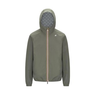 K-Way Jack Stretch Dot Jacket - Heren - Regenjassen - Groen - 2XL - Polyester - Jassen