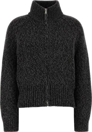 Our Legacy Flight Zip Cardigan - Dames - Vesten - Zwart - M - Wol - Truien & Vesten