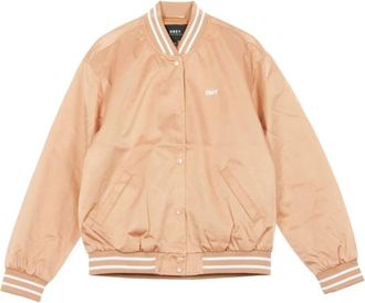 Obey Coach jas lilah jas - Dames - Bomber jackets - Roze - XL - Jassen