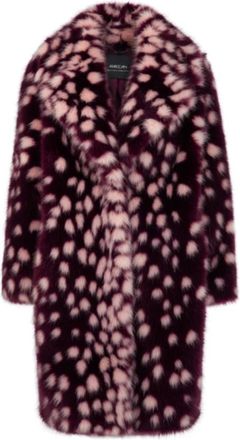 Marc Cain Faux Fur Coat - Dames - Jassen - Veelkleurig - XS - Polyester - Jassen