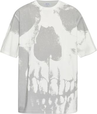 Alexander McQueen skull-print T-shirt - Wit