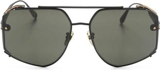 Linda Farrow Lfl 1505 C1 SUN Zonnebrillen - Dames - Zonnebrillen - Zwart - 61 MM - Accessoires