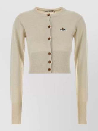 Vivienne Westwood cotton blend bea crew neck cardigan