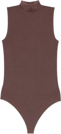 Wolford String Bodysuit - Dames - Bodies - Bruin - L - Katoen - Tops