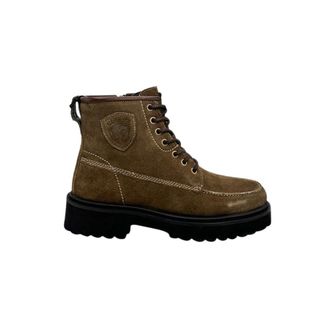 Blauer Veterboots - Heren - Schoenen - Bruin - Maat: 45 EU Zijde