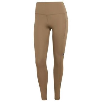 adidas Adi365 3-Stripes 1/1 Lauftights f&uuml;r Damen | braun/beige