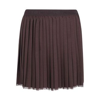 Twinset Dames, Rokken, Bruin, Maat: M