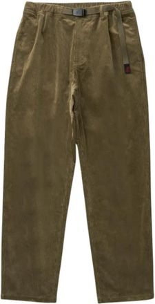 Gramicci Corduroy Pant in Olijfgroen - Heren - Straight fit broeken - Groen - S - Broeken