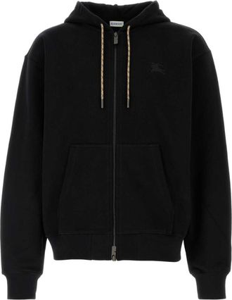 Burberry Black Logo Hood Sweatshirt