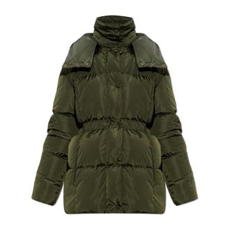 Moncler Dames, Jassen, Groen, Maat: XL Nylon
