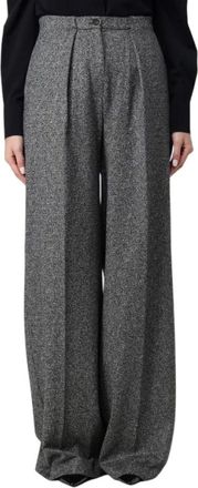 Max Mara Broeken, Dames, Grijs, S, Vrijetijdsbroek