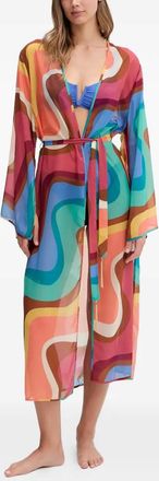 Kurt Geiger Copricostume con stampa - Blu