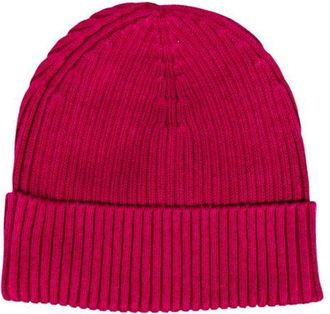 Calvin Klein CA16725900134RO Chunky Rib Cotton Beanie - Pink